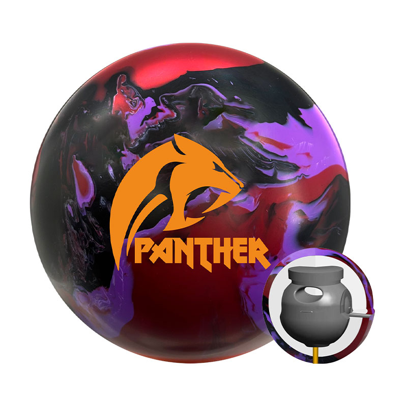 PANTHER SCARLET ORCHID BLACK